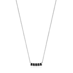 Tous Mini Onix Necklace in Silver with Onyx 918452510