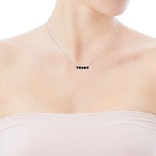 Carica l&#39;immagine nel visualizzatore di Gallery, Tous Mini Onix Necklace in Silver with Onyx 918452510