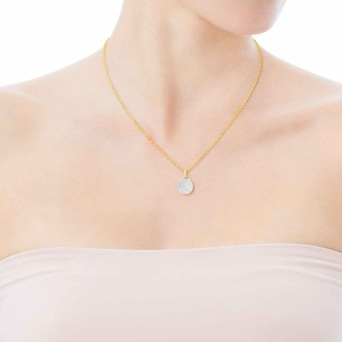 Tous Gold Devocion Maria Pendant with Mother of Pearl 714174000 Croatto1901
