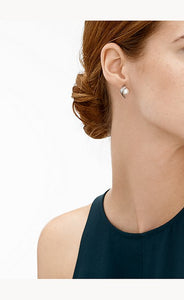 Skagen Agnethe Pearl Silver-Tone Stud Earrings SKJ0736040