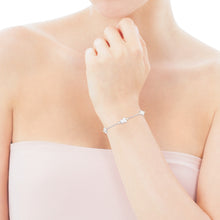 Carica l&#39;immagine nel visualizzatore di Gallery, Tous Silver Real Sisy Bracelet with Pearls 812451550