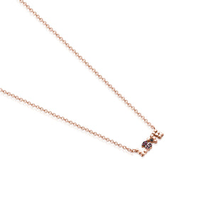 Tous San Valentín love Necklace in Rose Gold Vermeil with Ruby and Spinel 915302550