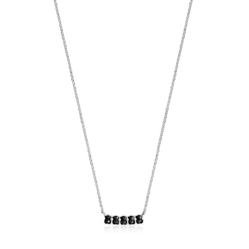 Tous Mini Onix Necklace in Silver with Onyx 918452510