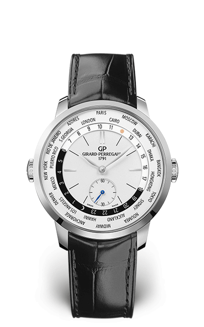 GIRARD PERREGAUX 1966 WW.TC STEEL 40 MM 49557-11-132-BB6C