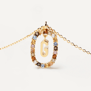 PDPAOLA COLLANA CON LETTERA "G" LETTERS COLLECTION