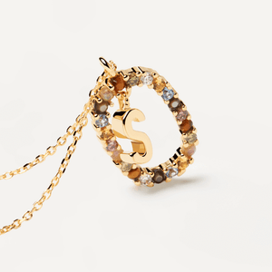 PDPAOLA COLLANA CON LETTERA "S" LETTERS COLLECTION