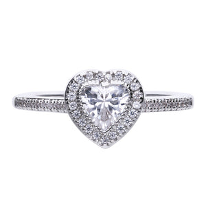 Diamonfire Anello a Cuore Rosetta 61/1400/1/082/170