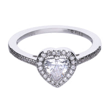 Carica l&#39;immagine nel visualizzatore di Gallery, Diamonfire Anello a Cuore Rosetta 61/1400/1/082/170
