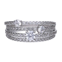 Carica l&#39;immagine nel visualizzatore di Gallery, Diamonfire Anello Pavé A Fascia 61/1475/1/082/170