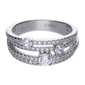 Diamonfire Anello Pavé A Fascia 61/1475/1/082/170