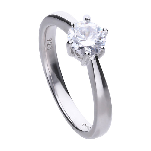 Diamonfire Anello Solitario Carats 61/1487/1/082