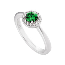 Carica l&#39;immagine nel visualizzatore di Gallery, Diamonfire Solitario Con Zircone Verde 61/1680/1/084/170