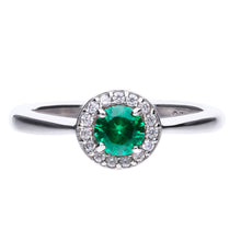Carica l&#39;immagine nel visualizzatore di Gallery, Diamonfire Solitario Con Zircone Verde 61/1680/1/084/170