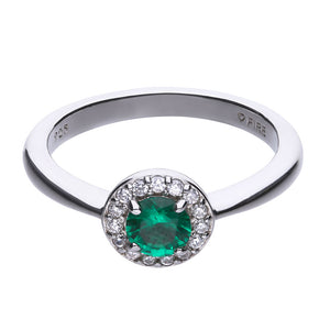 Diamonfire Solitario Con Zircone Verde 61/1680/1/084/170