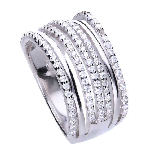 Diamonfire Anello Pavé A Fascia 61/1848/1/082/175