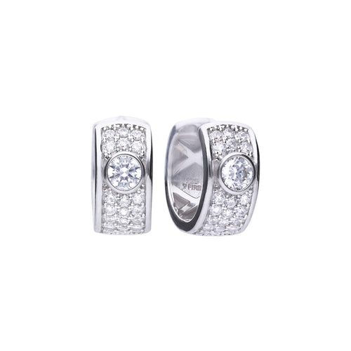 Diamonfire Orecchini Modern Con Pavé 62/1328/1/082
