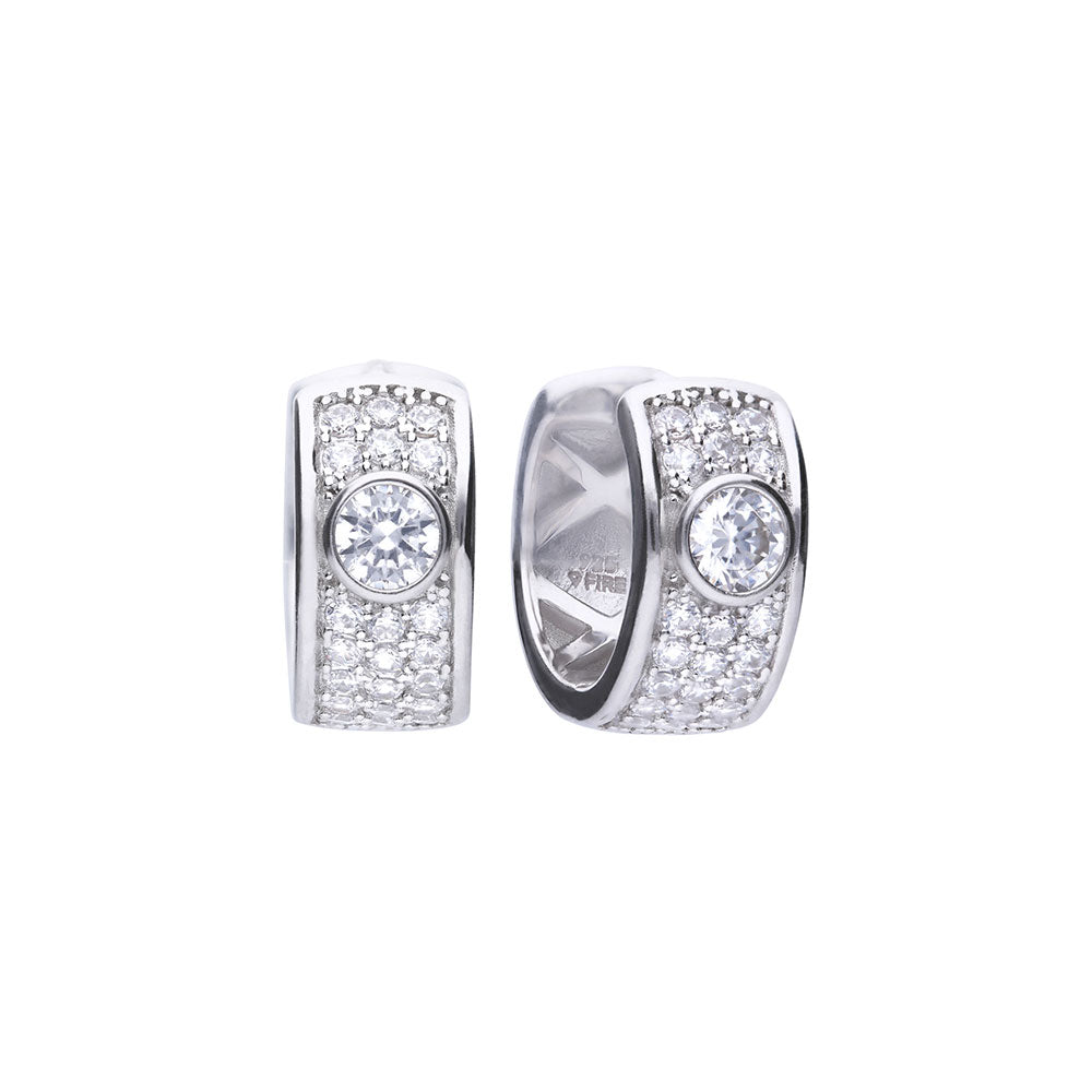 Diamonfire Orecchini Modern Con Pavé 62/1328/1/082