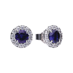 Diamonfire Orecchini In Zirconi Blu 62/1558/1/089