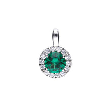 Carica l&#39;immagine nel visualizzatore di Gallery, Diamonfire Pendente Con Zircone Verde 13/1256/1/084