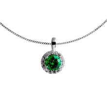 Carica l&#39;immagine nel visualizzatore di Gallery, Diamonfire Pendente Con Zircone Verde 13/1256/1/084