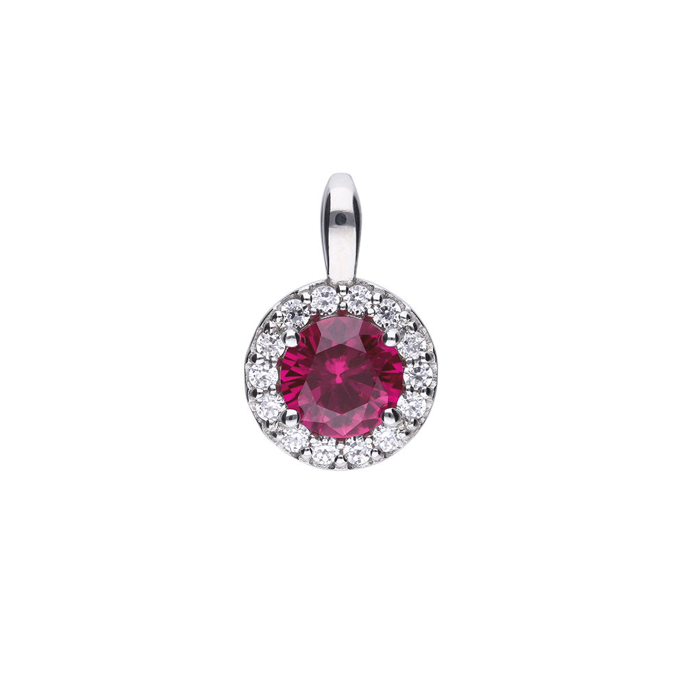 Diamonfire Pendente Con Zircone Rosso 65/1270/1/088