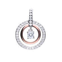 Carica l&#39;immagine nel visualizzatore di Gallery, Diamonfire Pendente Bicolore Two-Tone 65/1300/1/082