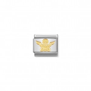Nomination LINK COMPOSABLE CLASSIC IN ORO ANGELO CUSTODE 030105/04