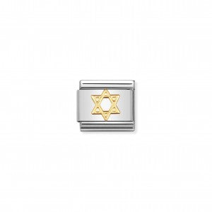 Nomination LINK COMPOSABLE CLASSIC IN ORO STELLA DI DAVIDE 030105/05