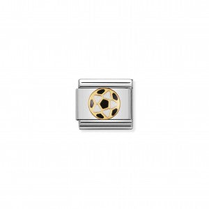 Nomination LINK COMPOSABLE PALLONE BIANCO NERO 030204/17