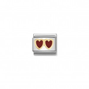 Nomination LINK COMPOSABLE DOPPIO CUORE 030207/02