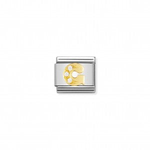 Nomination LINK COMPOSABLE CLASSIC LETTERA G IN ORO E PIETRE 030301/07