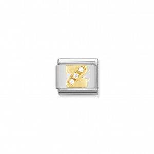 Nomination LINK COMPOSABLE CLASSIC LETTERA Z IN ORO E PIETRE 030301/26