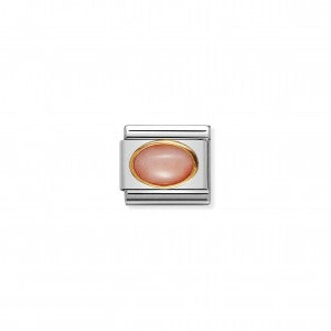 Nomination LINK COMPOSABLE CLASSIC IN ORO E CORALLO ROSA 030502/10