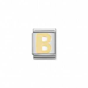 Nomination LINK COMPOSABLE BIG LETTERA B IN ORO 032101/02