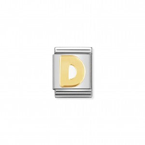 Nomination LINK COMPOSABLE BIG LETTERA D IN ORO 032101/04