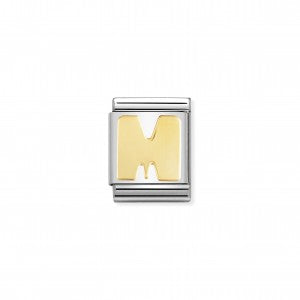 Nomination LINK COMPOSABLE BIG LETTERA M IN ORO 032101/13