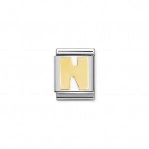 Nomination LINK COMPOSABLE BIG LETTERA N IN ORO 032101/14