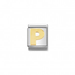 Nomination LINK COMPOSABLE BIG LETTERA P IN ORO 032101/16