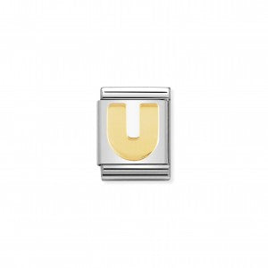 Nomination LINK COMPOSABLE BIG LETTERA U IN ORO 032101/21