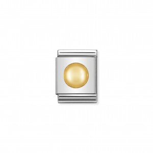 Nomination LINK COMPOSABLE BIG PALLINO BOMBATO IN ORO 750 032107/13