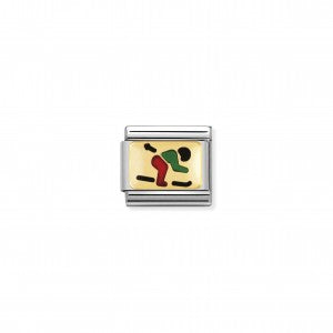 Nomination LINK COMPOSABLE SCIATORE IN SMALTO 030203/04