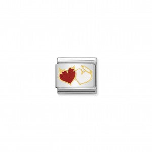 Nomination LINK COMPOSABLE CUORI ANGELO E DIAVOLO 030253/27