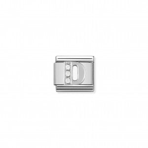 Nomination LINK COMPOSABLE CLASSIC IN ARGENTO LETTERA D 330301/04