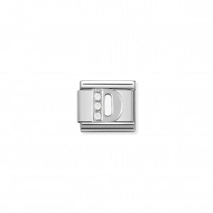 Nomination LINK COMPOSABLE CLASSIC IN ARGENTO LETTERA D 330301/04