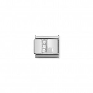 Nomination LINK COMPOSABLE CLASSIC IN ARGENTO LETTERA L 330301/12