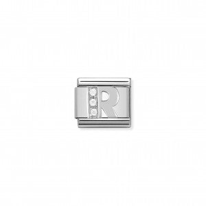 Nomination LINK COMPOSABLE CLASSIC IN ARGENTO LETTERA R 330301/18