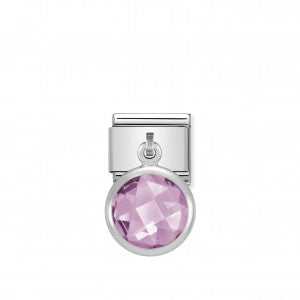 Nomination LINK COMPOSABLE CLASSIC PENDENTE IN ARGENTO ROSA 031713/003