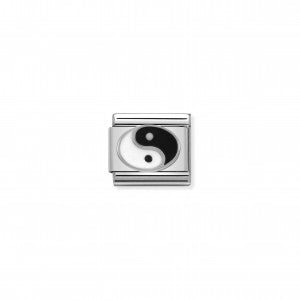 Nomination LINK COMPOSABLE CLASSIC IN ARGENTO YIN YANG 330202/14