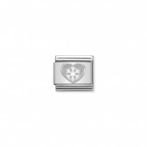 Nomination LINK COMPOSABLE CLASSIC ARGENTO CUORE DELL'INVERNO 330204/02
