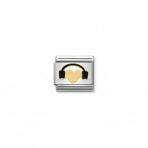 Nomination LINK COMPOSABLE CUORE CON CUFFIE 030283/01